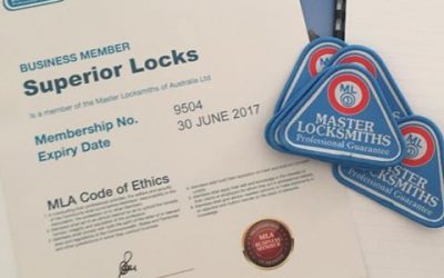 Proud New Member of Master Locksmiths